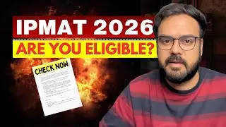 📢 Are You Eligible for IPMAT 2026? | Can You Apply?