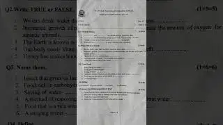DAV PUBLIC SCHOOL CLASS 4/FOUR SCIENCE ANNUAL/FINAL EXAM QUESTION PAPER