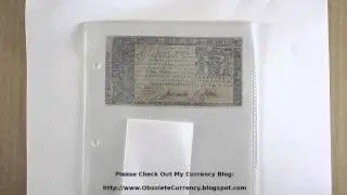 American Currency From The Colonial Era