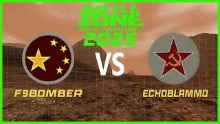 Battlezone 98 REDUX | 2025 Novice Tournament | F9bomber vs Echoblammo | Canyon Madness