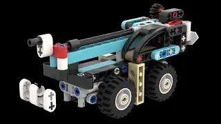 Rough Terrain Crane - A 42133 Lego Technic Alternate build /redux/