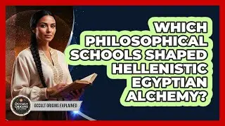 Which Philosophical Schools Shaped Hellenistic Egyptian Alchemy?