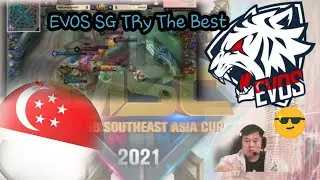 How does Evos SG Singapore win| in the first game|MSC MLBB Southeast ASIA CUP 2021