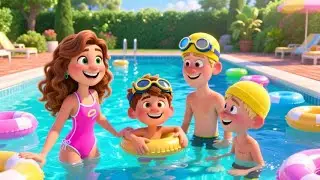Me Too! Song Swimming Pool Version | Fun Summer Rhyme for Kids | Nursery Rhymes & Songs for Children