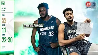 Diamond Stone (士東) Career-High 52 PTs Full Highlights vs 臺南台鋼獵鷹 (18.05.22) in 31 mins! 😱
