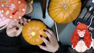 Pumpkin Carving #vtuber  #anime #humor #clips