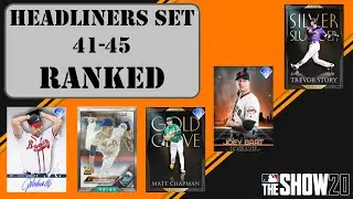 HEADLINERS SET 41-45 RANKED | MLB THE SHOW 20
