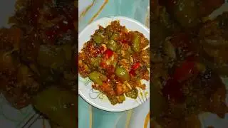 chicken chilli recipe ❤️ #shorts #food #chicken #winterspecial