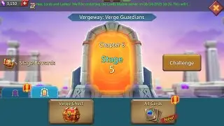 Lords Mobile Vergeway Chapter 6 stage 5