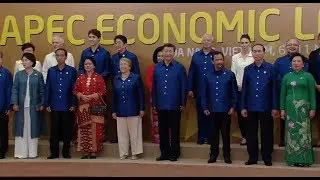 Xi Joins APEC Leaders for Traditional Group Photo in Vietnam
