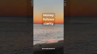 Money follows clarity! #motivation #financialfreedom #motivationalquotes #halalfinance #quotes