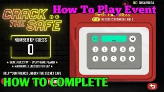 How To Play CRACK THE SAFE Event Full Details || How To Complete Crack and Safe Event Free Fire