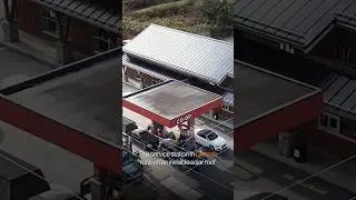 Invisible Solar Roof Powers This Canadian Service Station!