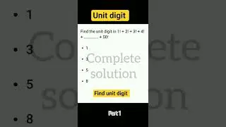 Unit digit question ntpc || comment for part 2 || #maths #shorts #study #youtubeshorts #education