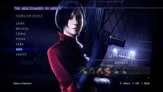 Resident Evil 6 Golden  the mercenaries no mercy ADA WING (Urban Chaos Score:789449)