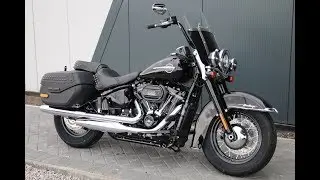 2018 HARLEY-DAVIDSON HERITAGE SOFTAIL CLASSIC 114 VIVID BLACK @ WCHD, Glasgow, Scotland