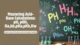 United States|Master pH, pOH, Ka, Kb ,Kw &pKa,pKb| Acid-Base Formula & Calculation| #trending #viral