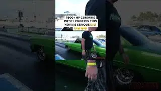 1500+ hp Cummins diesel turbo Chevy Nova is FAST