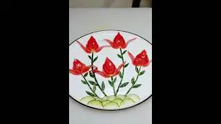 Amazing plate Decor Ideas, Painting on plate techniques