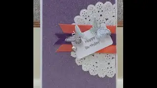 Springtime Handmade Butterfly Birthday Card