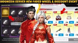 FF Indonesia Server 😱 NEW Discount Event + Faded Wheel! | New Event Today