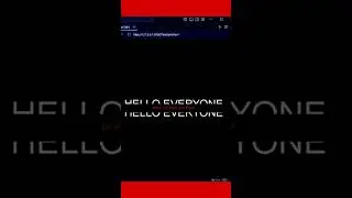 Hello Everyone | Text Split | HTML CSS