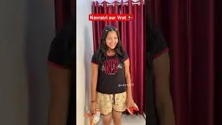 Childhood Navratri Fasting😂 || Happy Navratri || Mahi Tiwari #navratri #navratrispecial #shorts