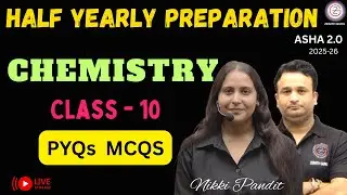 Chemistry Class 10 |  PYQs MCQs Revision 04 | Half Yearly Preparation | Nikki Pandit