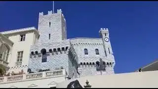 Visiting the beautiful palace of Monaco, spring 2021