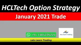 HCLTECH Option Trading Strategy - Minting in ebb and flow Series by lets learn trading