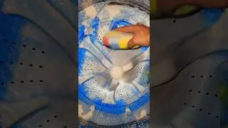 One handed squeeze type of day! Sorry for the background noise, kitchen remodel underway! #laundry