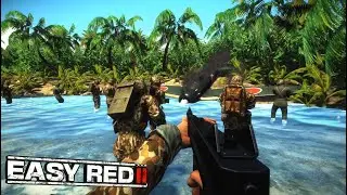 Easy Red 2 gameplay - Custom Map - Hard Landing - Steam Workshop - by Loaf