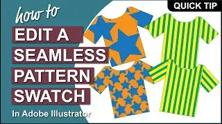 Editing a Seamless Pattern Swatch in Adobe Illustrator