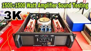 1500+1500 Watt Power Amplifier Sound Testing 🔊 | 3K RMS Power Full Amplifier | Delivery By Bardhaman