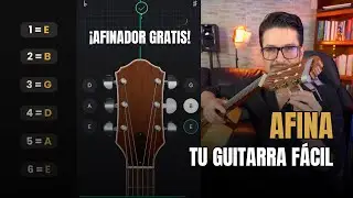 C&oacute;mo AFINAR la Guitarra con el Celular (Sin tener O&iacute;do Musical) 🎸📱 | Camilo Torres
