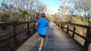 Alex goes parkrunning.