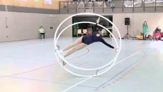Deutsche Meisterschaften in Rh&ouml;nradturnen 2012 Spirale Mehrkampf Frauen - Julia Muth