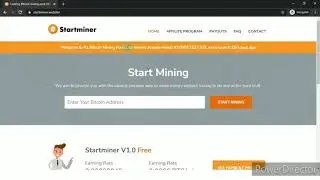 Startminer, free bitcoin mining site.