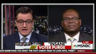 MSNBC: Dr Jason Johnson on Voter Suppression 11/3/16