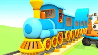 La canzone del trenino con Leo – Impara i versi degli animali della fattoria | Canzone per bambini
