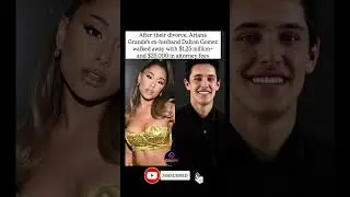 💔💰Ariana Grande&rsquo;s Ex Gets $1.25M+ in Divorce Settlement #arianagrande  #shorts