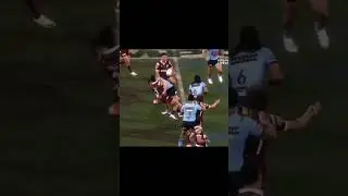 Angus Crichton SMASHES Valentine Holmes! | State of Origin #stateoforigin #rugbyleague #bighit