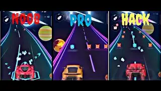 😔noob vs 😁pro vs 😎hack| beat racing | gaming music mix| music video| best music video