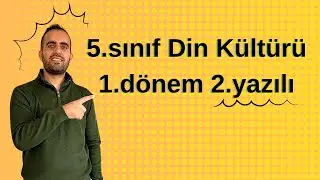 5. sınıf Din Kültürü 1. dönem 2. yazılı