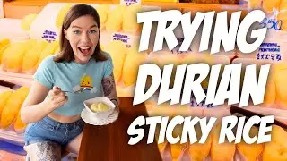 Trying Durian Sticky Rice 😱🍚 Michelin Street Food 🇹🇭 Kor Panich