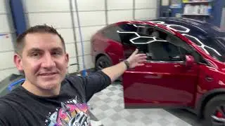 Tesla Model X 2026 года с керамическим покрытием Plaid на защитной пленке PPF.