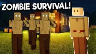 Building a Base & Trying to Survive Against Zombie Hordes! - Colony Survival Gameplay