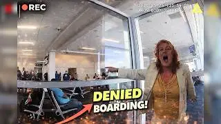 Airport &ldquo;Karen&rdquo; Denied Boarding Loses It &mdash; Then Gets Arrested on Bodycam