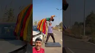 Epic Car‑Top Flip Challenge | Mind‑Blowing Street Performance😱