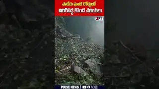 Landslides on Paderu Ghat Road | #monthacyclone #floods #heavyrains | AP News | Pulse news